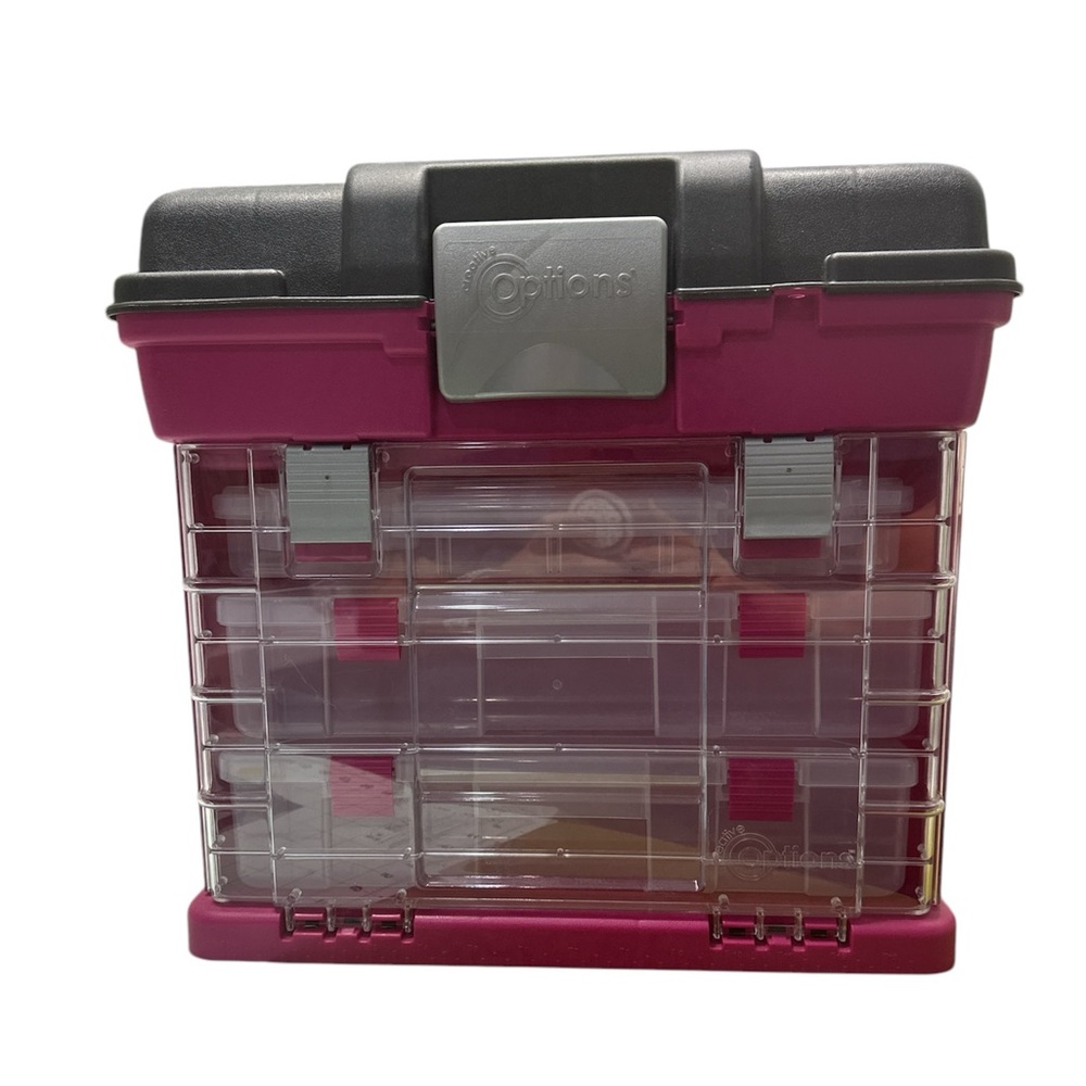 Pristine Condition Creative Options craft storage.